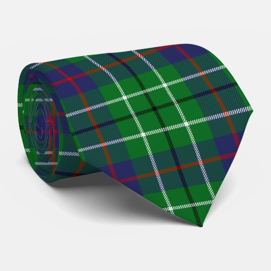 Clan Duncan Tartan Stropdas (Opgerold)