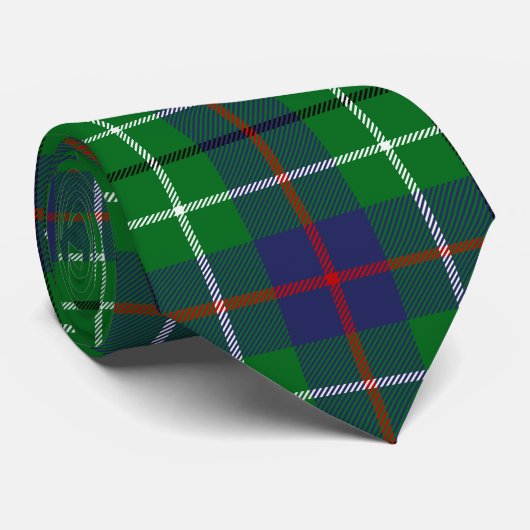 Clan Duncan Tartan Stropdas (Opgerold)