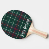 Clan Duncan Tartan Tafeltennisbatje (Zijkant)