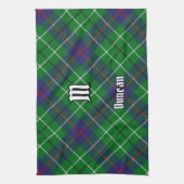 Clan Duncan Tartan Theedoek (Verticaal)