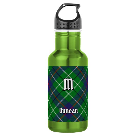Clan Duncan Tartan Waterfles (Voorkant)