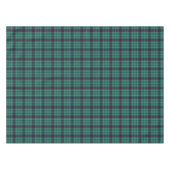 Clan Duncan Turquoise Moderne Schotse Tartan Tafelkleed (Voorkant (Horizontaal))
