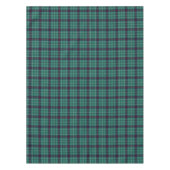 Clan Duncan Turquoise Moderne Schotse Tartan Tafelkleed (Voorkant)