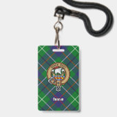 Clan Duncan Wapen over Tartan Badge (Voorzijde met lanyard)