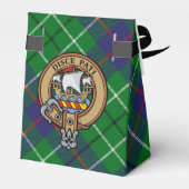 Clan Duncan Wapen over Tartan Bedankdoosjes (Achterkant)