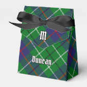 Clan Duncan Wapen over Tartan Bedankdoosjes (Voorkant Zijde)