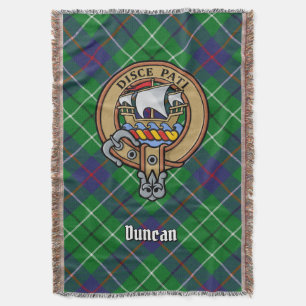 Clan Duncan Wapen over Tartan Deken