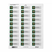 Clan Duncan Wapen over Tartan Etiket (Full Sheet)