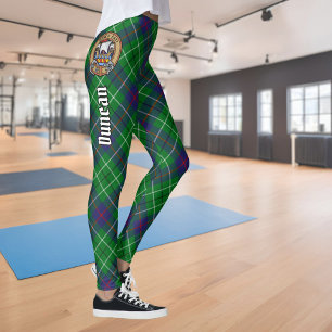 Clan Duncan Wapen over Tartan Leggings