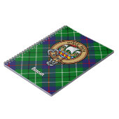 Clan Duncan Wapen over Tartan Notitieboek (Linkerzijde)
