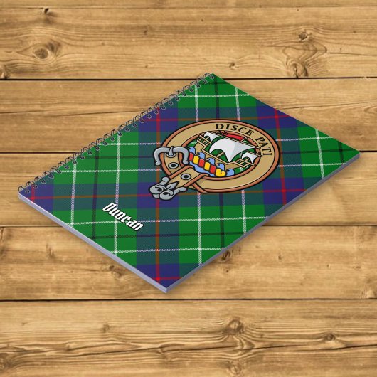 Clan Duncan Wapen over Tartan Notitieboek