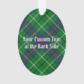 Clan Duncan Wapen over Tartan Ornament (achterkant)