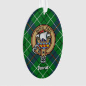 Clan Duncan Wapen over Tartan Ornament (voorkant)