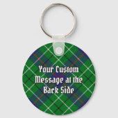 Clan Duncan Wapen over Tartan Sleutelhanger (Achterkant)