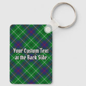 Clan Duncan Wapen over Tartan Sleutelhanger (Achterkant)