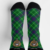 Clan Duncan Wapen over Tartan Sokken (Top)