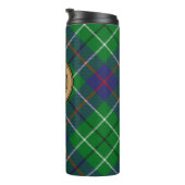 Clan Duncan Wapen over Tartan Thermosbeker (Geroteerd rechts)