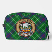 Clan Duncan Wapen over Tartan Toilettasje (Voorkant)