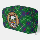 Clan Duncan Wapen over Tartan Toilettasje (Rechterhoek)