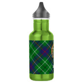 Clan Duncan Wapen over Tartan Waterfles (Links)