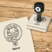 Clan Duncan Wapen Rubberstempel