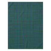 Clan Dundas Tartan Bright Blue en Green Plaid Tafelkleed (Voorkant)