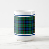 Clan Dundas Tartan Green en Blue Pset Koffiemok (Center)