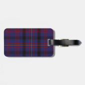 Clan Dundonald Tartan Pset Bagagelabel (Achterkant horizontaal)