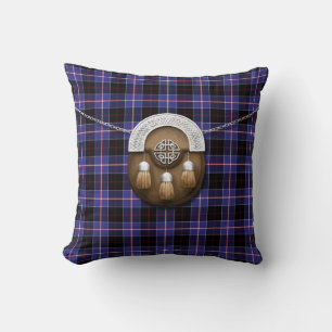 Clan Dunlap Tartan en Sporran Kussen