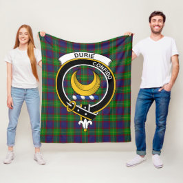 Clan Durie Tartan Schotse Plaid Fleece Deken