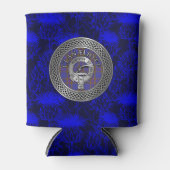 Clan Eliott Crest & Tartan Knot Blikjeskoeler (Voorkant)