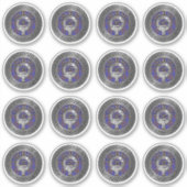 Clan Eliott Crest & Tartan Knot Sticker (Voorkant)