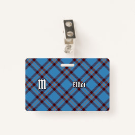 Clan Elliot Ancient Tartan Badge