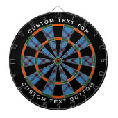 Clan Elliot Ancient Tartan Dart Board Dartbord (Voorkant)