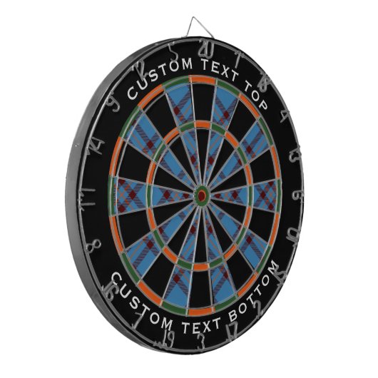 Clan Elliot Ancient Tartan Dart Board Dartbord (Voorkant Links)