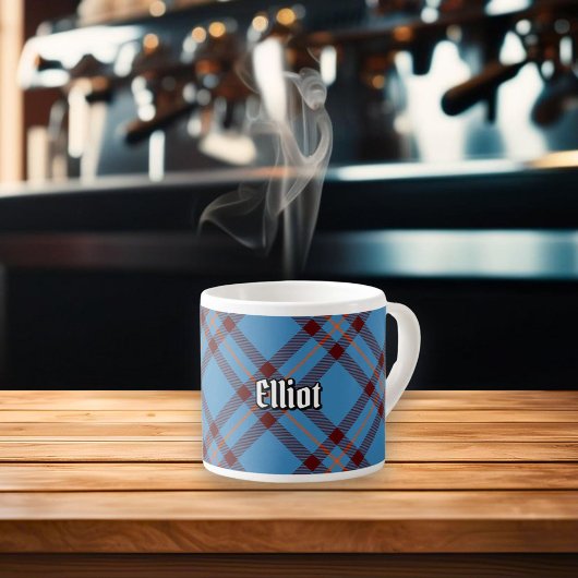 Clan Elliot Ancient Tartan Espresso Cup Kop