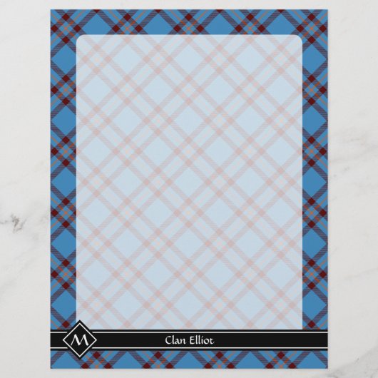 Clan Elliot Ancient Tartan Flyer (Voorkant)