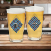 Clan Elliot Ancient Tartan Glass Glas