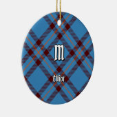 Clan Elliot Ancient Tartan Keramisch Ornament (Rechts)