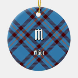 Clan Elliot Ancient Tartan Keramisch Ornament
