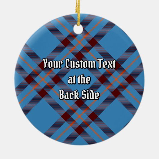 Clan Elliot Ancient Tartan Keramisch Ornament (Achterkant)