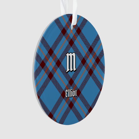 Clan Elliot Ancient Tartan Ornament (voorkant)