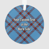 Clan Elliot Ancient Tartan Ornament (achterkant)