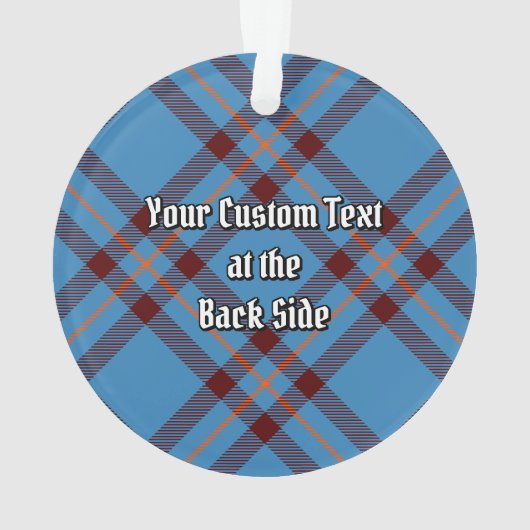 Clan Elliot Ancient Tartan Ornament (achterkant)
