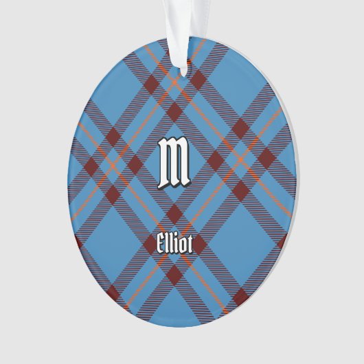 Clan Elliot Ancient Tartan Ornament (voorkant)