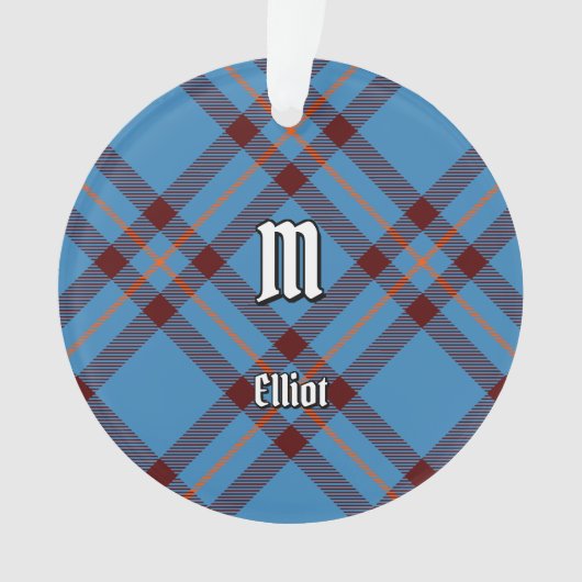 Clan Elliot Ancient Tartan Ornament (voorkant)