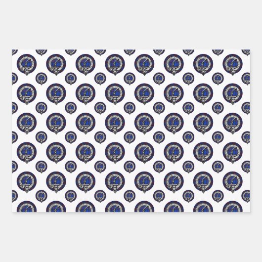 Clan Elliot Badge, Border Reiver Holiday, Scottish Inpakpapier Vel (Voorkant 2)