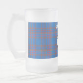Clan Elliot Crest Badge & Tartan Matglas Bierpul (Links)