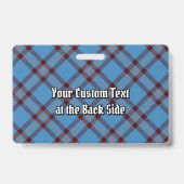 Clan Elliot Crest over het oude Tartan Badge (Back)