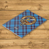 Clan Elliot Crest over het oude Tartan Notitieboek